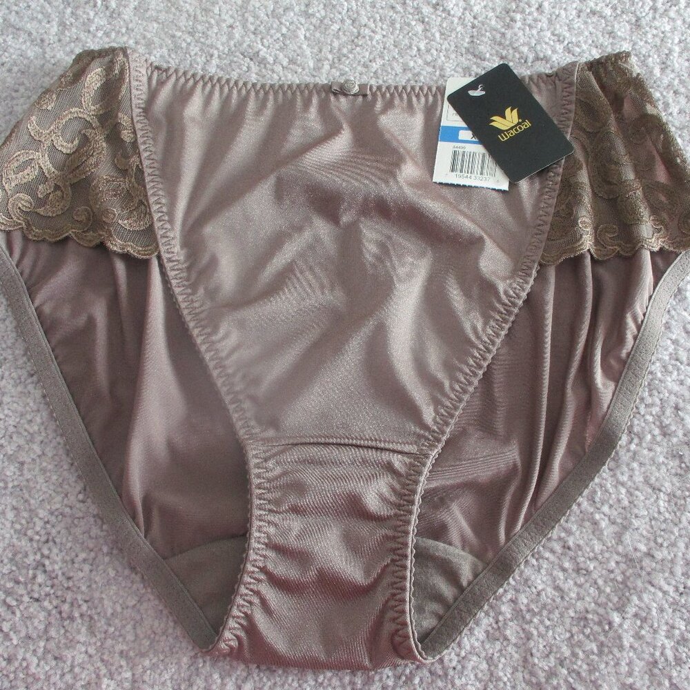 WACOAL Arabesque Brief Underwear Panty  Panties Cappuccino size XL  NWT
